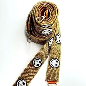 Smiley Beaded Purse Strap